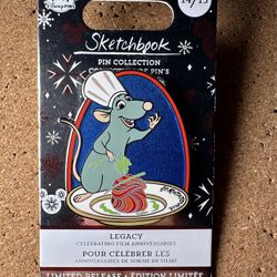 Disney Pin Ratatouille Remy Sketchbook Series Limited Release LR