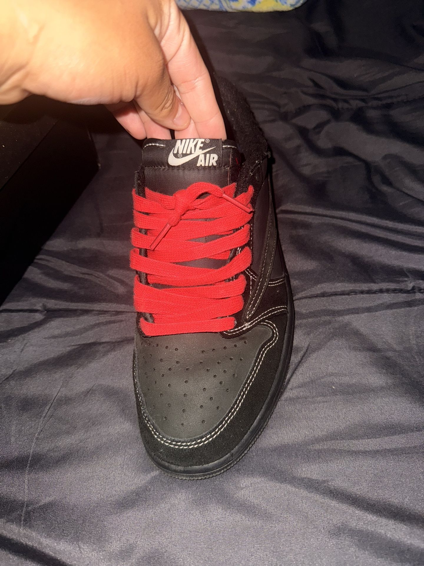 Travis scott Black phantom Low’s size 10 1:1