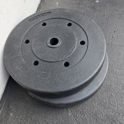 2 x 25 pounds Plates