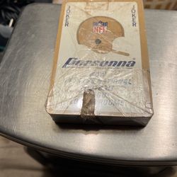 NEW OLD STOCK NFL Playing Cards Personna Blades Full Deck Football Sports