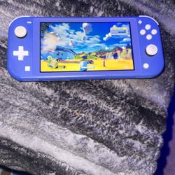 Nintendo Switch Blue And White 