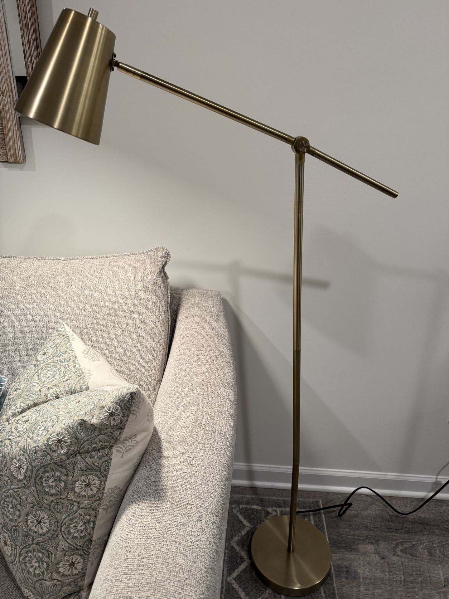 Gold Adjustable Floor Lamp