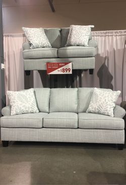 2Pc Sofa and Loveseat Set Sale