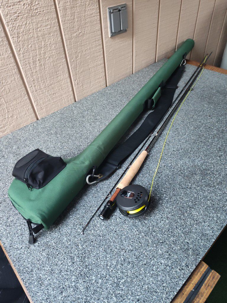 Www.Gregco Custom Made GX Graphite Fly Rod Cortland Crown 75 Real Mountain Court Case