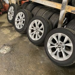 17” Bmw Rims And Tires 