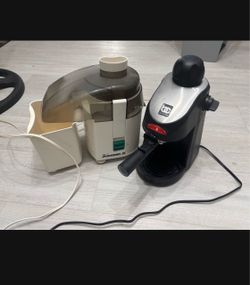 Extractor y cafetera las dos  $15- funcionan