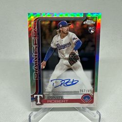 2025 Topps Chrome - Rookie Autographs Daniel Robert #RA-DRO Refractor /499