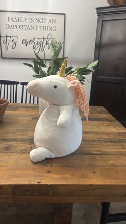 Unicorn weighted stuffed animal