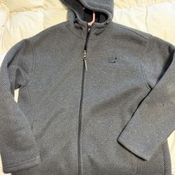 Mens Jacket Large New Balance Fleece Cord