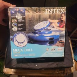 4 of July floating cooler Intex Mega Chill (One Connect)