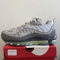 Nike Air Max 98 Fresh Mint/Varsity Grey Size 8.5 Mens (Brand New w/ Original Box)