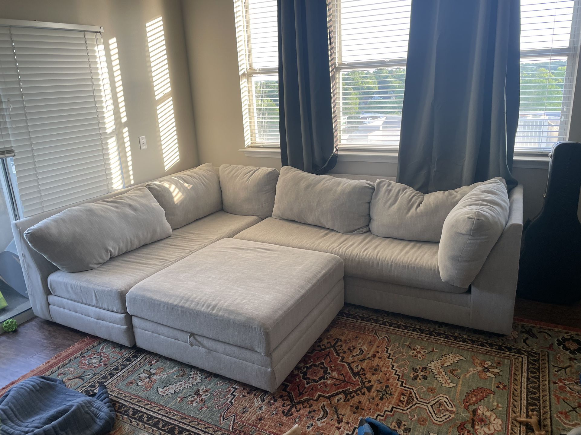 Large 80x120 L Shaped Sectional. 