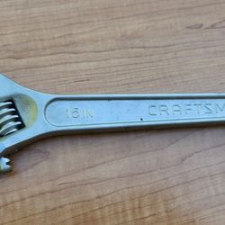 Craftsman 15" Adjustable Wrench MADE IN USA