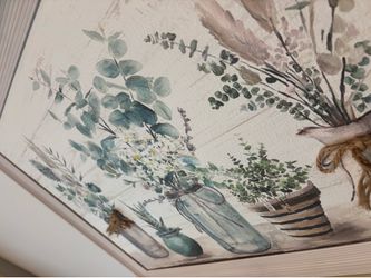 Floral Wall Decor potted plants