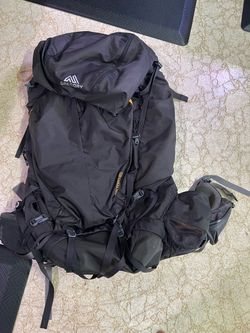 Gregory Baltoro 85 Backpack, Expedition Hiking, 85L with Cover, Black, Dark Grey