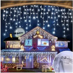 JEAYYDSI 164FT Christmas Lights Outdoor Decorations 1512LED Fairy String Light 12 Lighting Modes with Timer Memory Waterproof Christmas Light for Yard