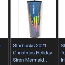 Starbucks mermaid cup