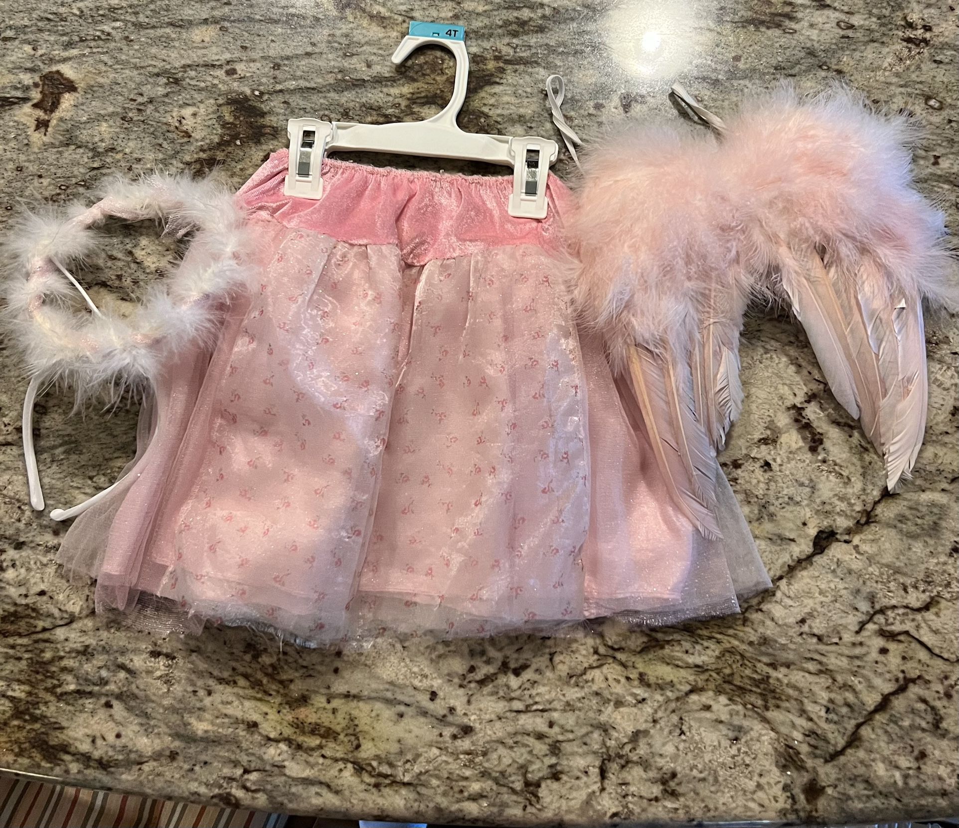 Child Costume - Pink Angel With Tutu