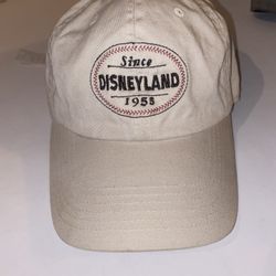 DISNEYLAND - Since 1955 - Adult Size Adjustable STRAPBACK Baseball Cap Hat USED