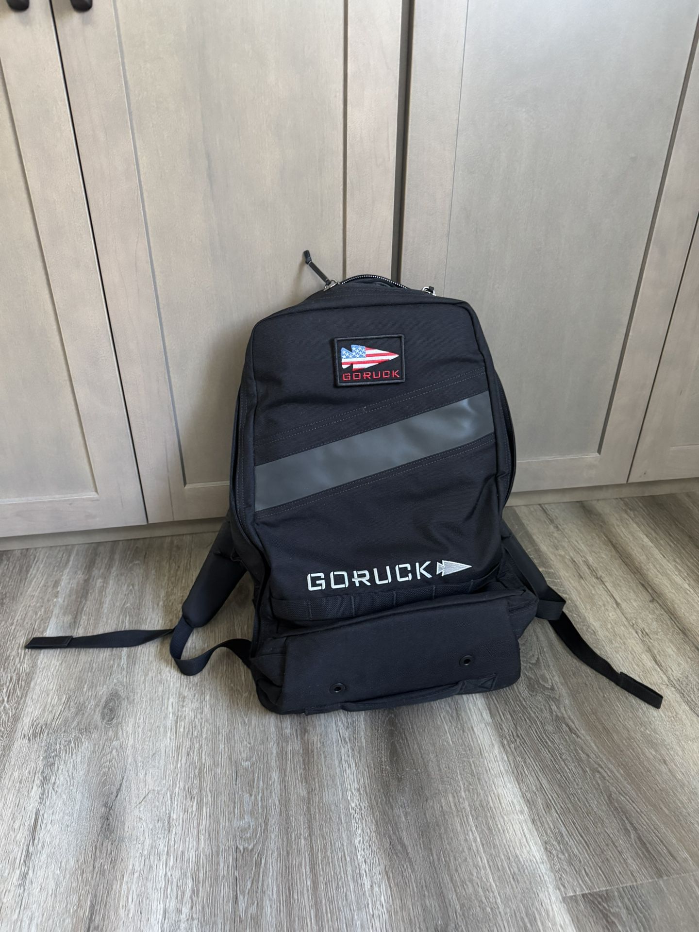 GORUCK Rucker Backpack + 20lb & 30lb Plates + Hip Belt