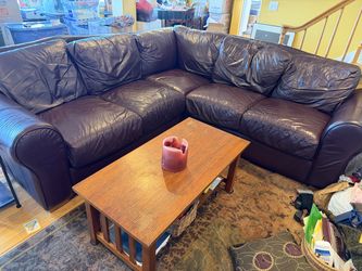 Leather Sectional