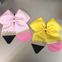Back To School Hair bows