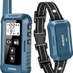 4200FT Dog Training Collar with Remote, IPX8 Waterproof Electric Collar with 4 Training Modes, Security Lock, Rechargeable e-Collar for All Breeds, Si