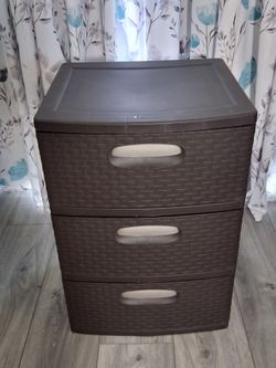 Sterilite 3-Drawer Plastic Storage Unit