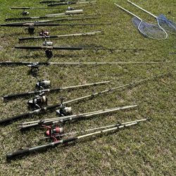 Fishing rods/reels/nets And Line