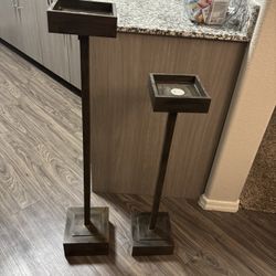 Metal Stands Candle Holders HEAVY