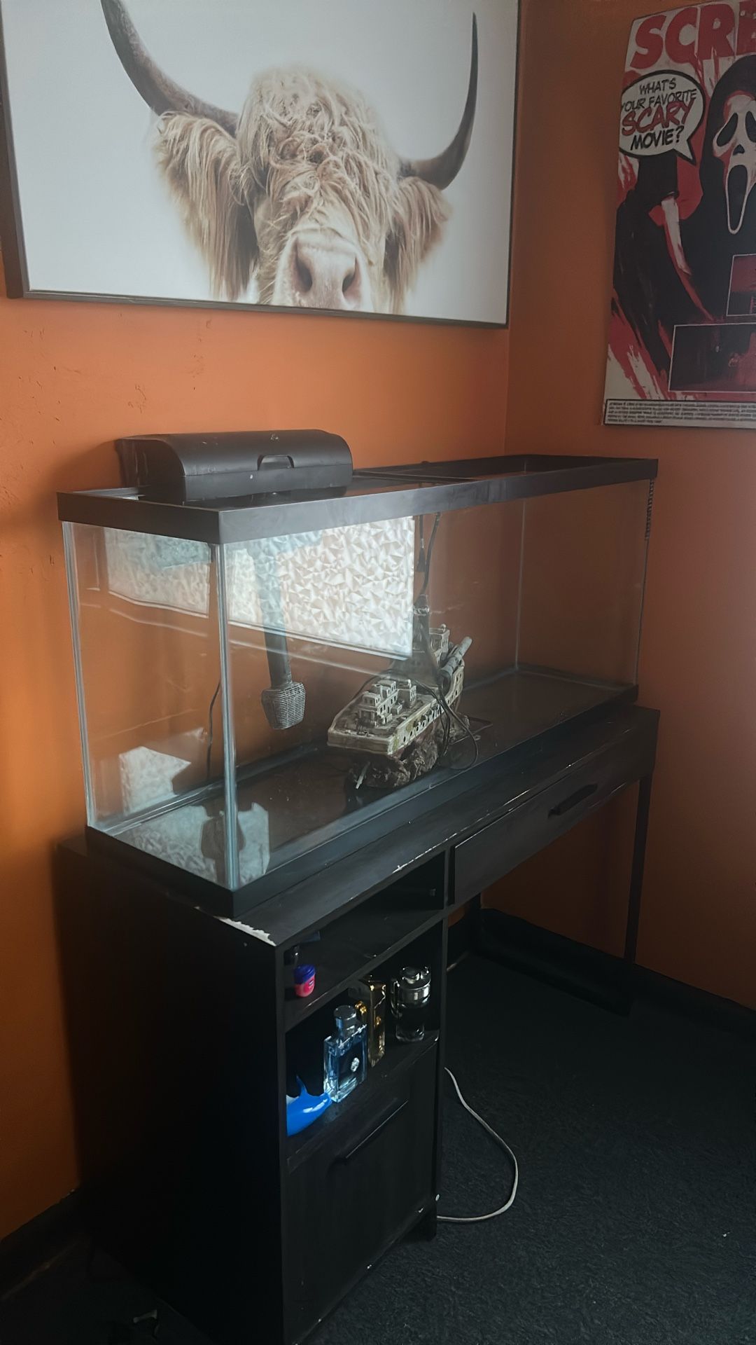 75” Gallon Fish Tank.