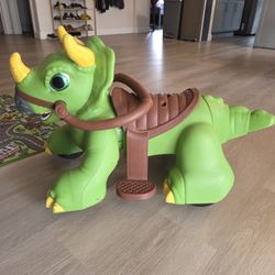 Kid Trax Rideamals Ride On Triceratops