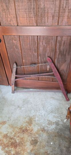 Antique Wooden Bucksaw or Bow Saw