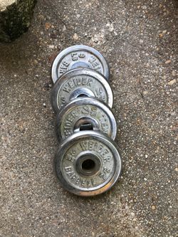 4-3lbs standard weights cast iron