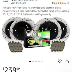 V6 Mustang Brake Pads And Rotors