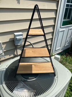 Real Wood Triangle Shelf