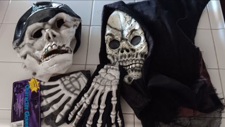 Halloween Masks and Gloves