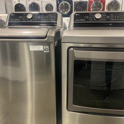 LG XL CAPACITY WASHER AND DRIVER ELECTRIC SET ON SALE 