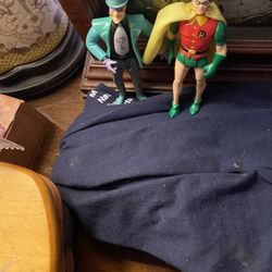 Collectable Vintage Batman Riddler and Robin Action Figures