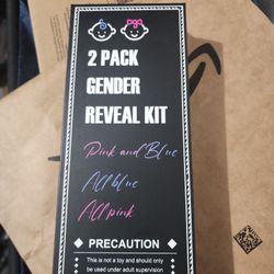 2pack Gender Reveal Kit