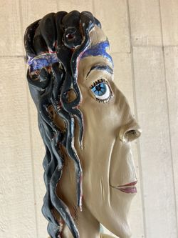 Amazing 7 Foot Tall Wooden Prince Hand Made 
