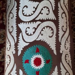 Suzani Embroided Ottaman