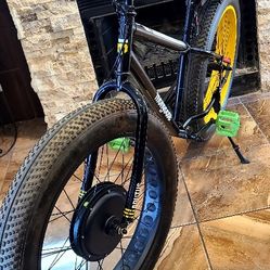 1000watt Fat Tire Ebike 30mph, 435+ Mile Range