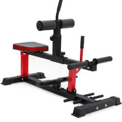 GMWD Adjustable Seated Calf Raise Machine With Band Pegs for Leg Training and Exercise - Home Gym Equipment
