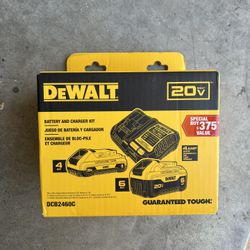 Dewalt 20v Charger & Batteries