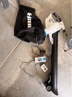 HART 40V Cordless Leaf Vacuum/Mulcher – Open Box – Needs Battery