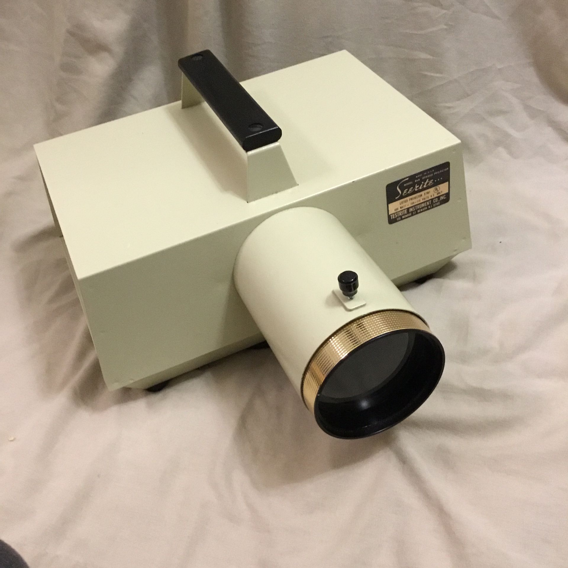 Seerite 6x6 Opaque Vintage Projector Lens In Original Box
