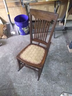 Antique nursing/sewing rocking chair