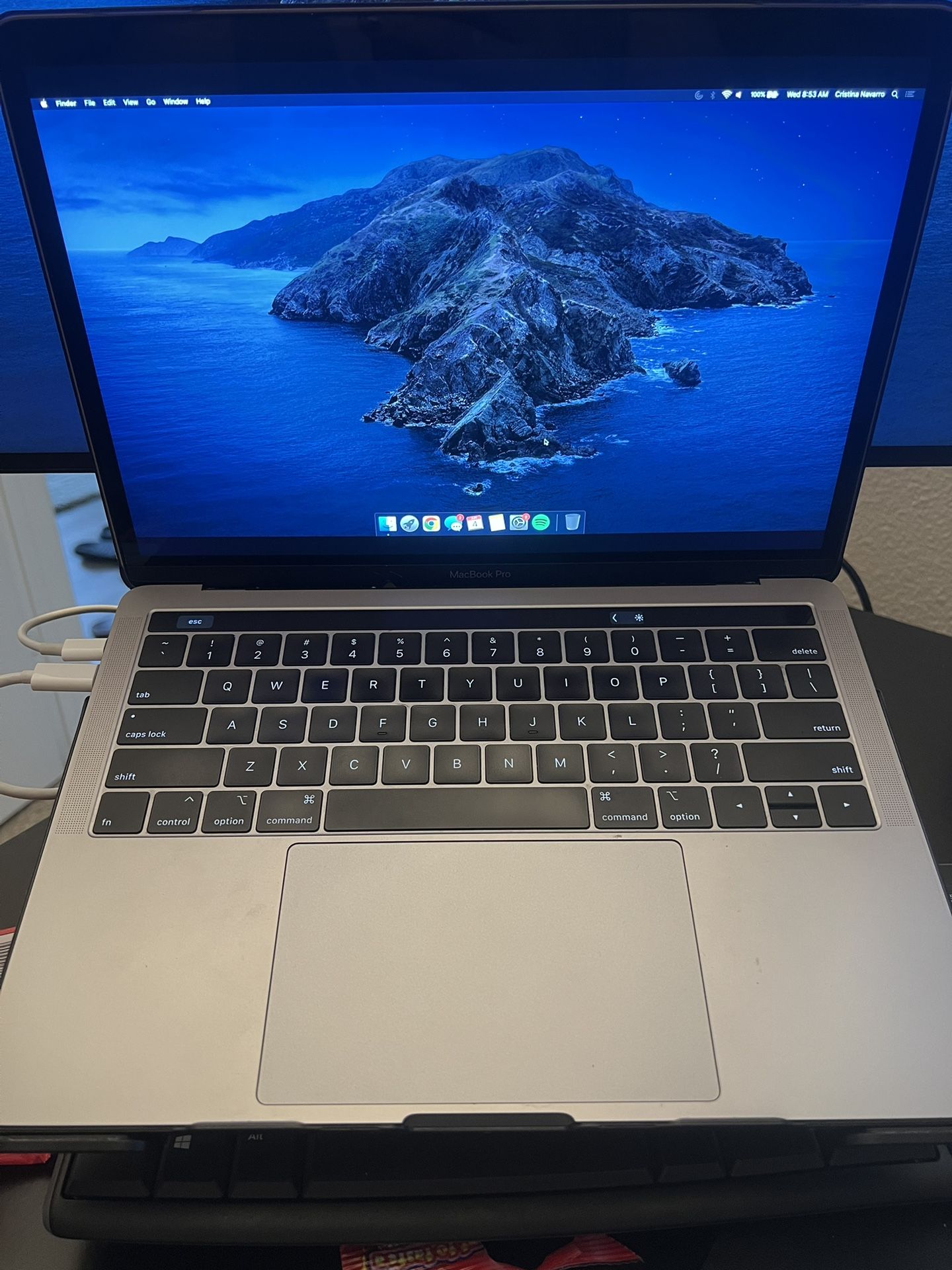 MacBook Pro with 2 Thunderbolt 3 ports (2019)