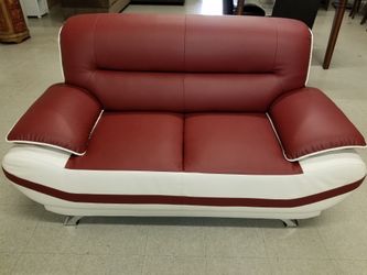 leather loveseat